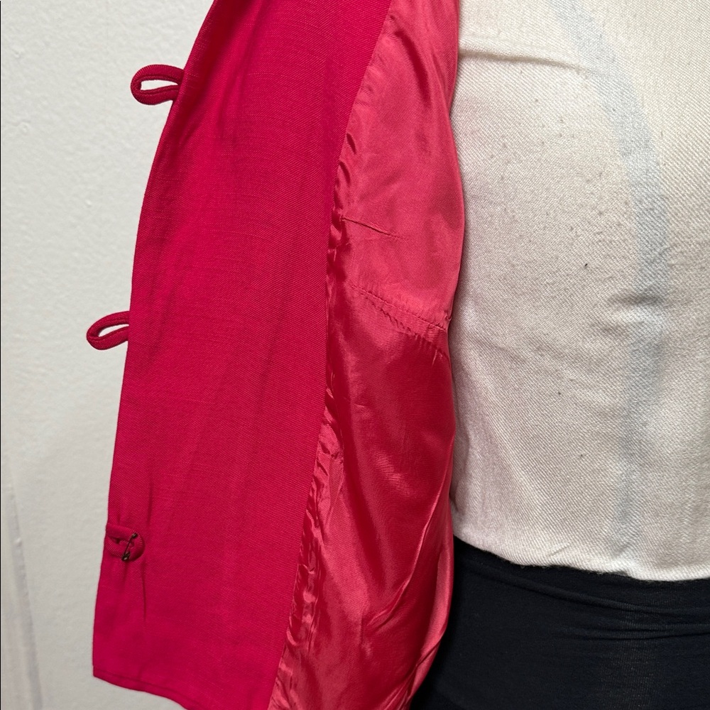 Women's Pink Vintage Jacket - Picture 8 of 9